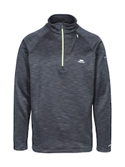 Trespass Male Collins Active Black Fleece - Imagen 1 de 2