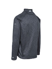 Trespass Male Collins Active Black Fleece - Imagen 2 de 2
