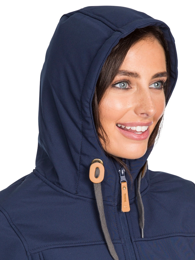 Veste Trespass Softshell Bleu Kristen pour femme - Image 3 of 6