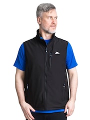 Trespass Male Vassus Softshell Black Gilet - Image 1 of 6