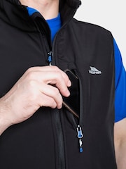 Trespass Male Vassus Softshell Black Gilet - Image 4 of 6