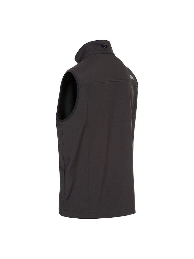 Trespass Male Vassus Softshell Black Gilet - Image 6 of 6