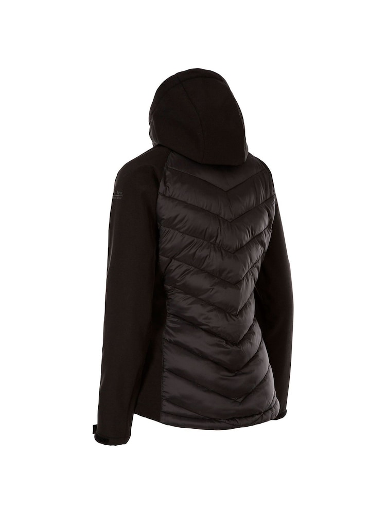 Trespass Female Elvira Softshell Black Jacket - Image 6 of 6 Trespass Female Elvira Softshell Black Jacket - Image 6 of 6