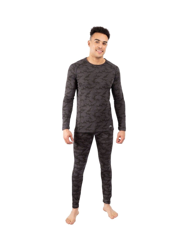 Trespass Male Grey Arno Base Layer Top - Image 1 of 6
