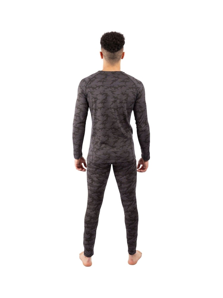 Trespass Male Grey Arno Base Layer Top - Image 2 of 6