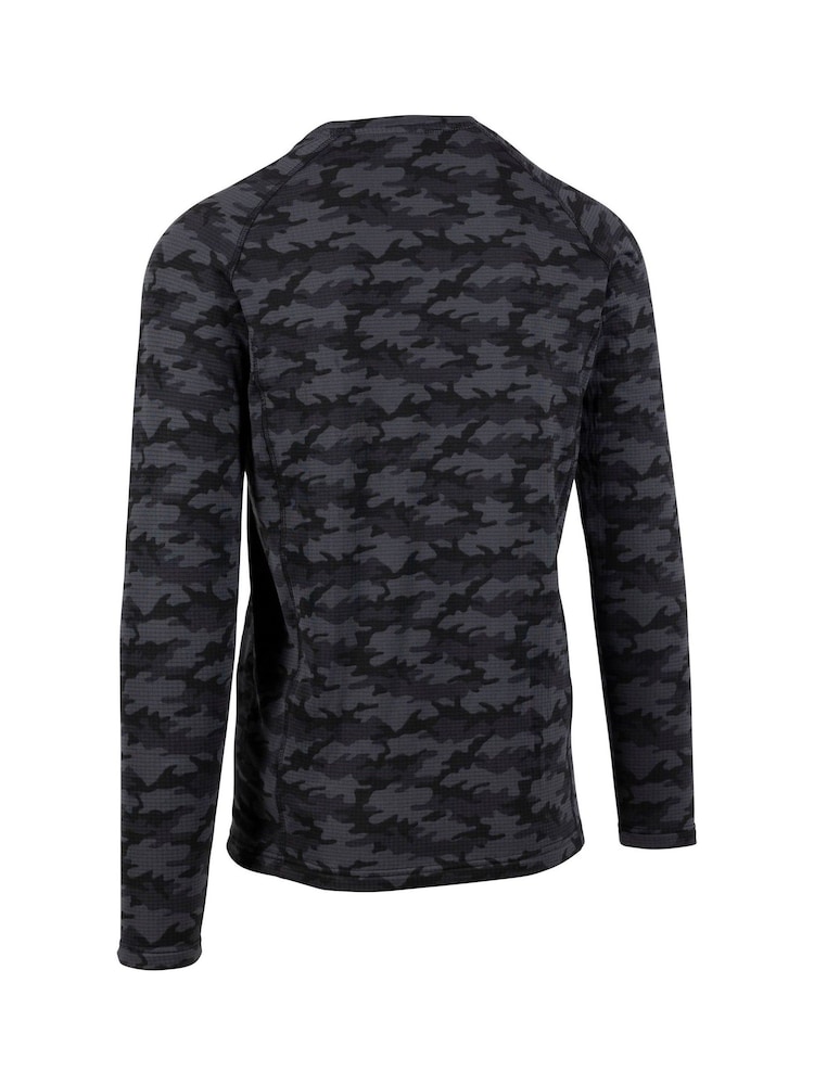 Trespass Male Grey Arno Base Layer Top - Image 6 of 6