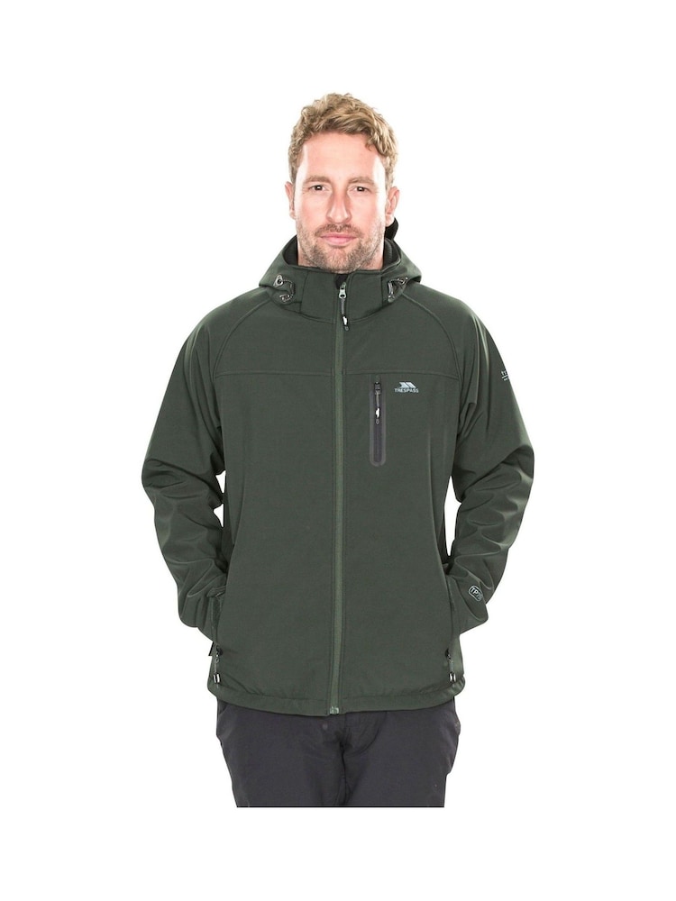 Trespass Male Green Accelerator Ii Softshell Jacket - Image 1 of 4