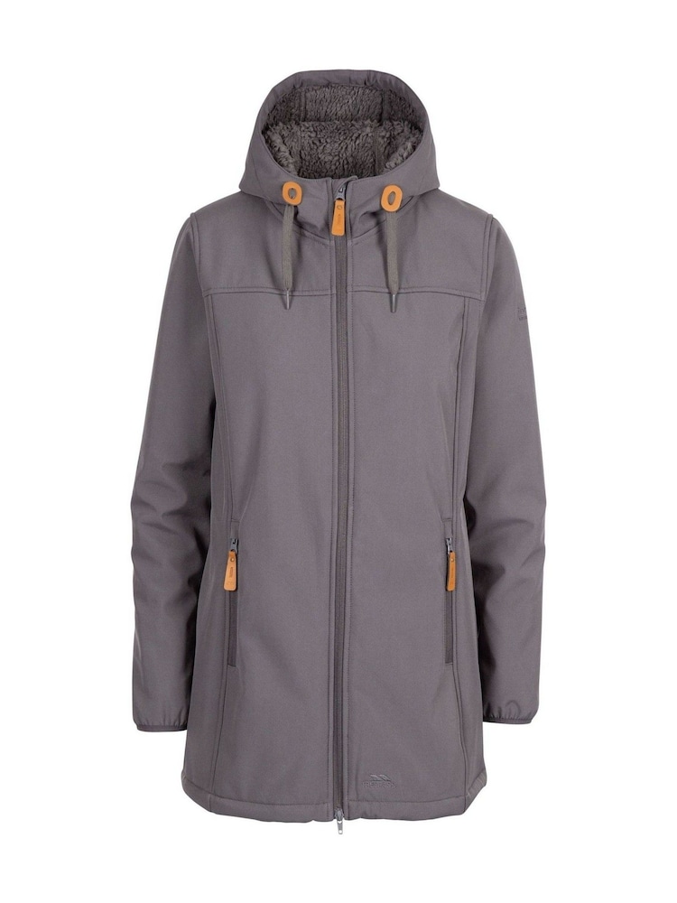 Trespass Female Grey Kristen Softshell Jacket - Image 1 of 2 Trespass Female Grey Kristen Softshell Jacket - Image 1 of 2