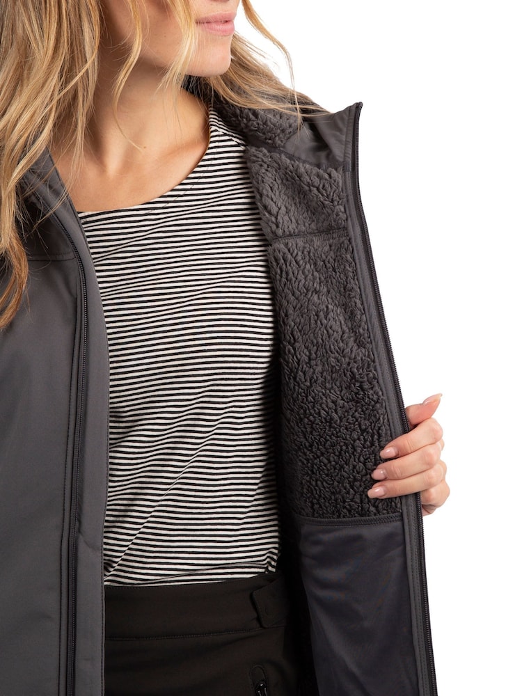 Trespass Female Grey Kristen Softshell Jacket - Image 4 of 7