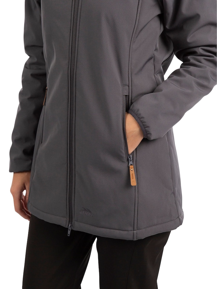 Trespass Female Grey Kristen Softshell Jacket - Image 5 of 7