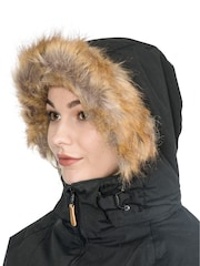 Trespass Female Celebrity Black Jacket - Image 3 of 7