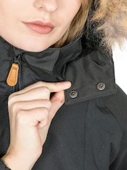 Trespass Female Celebrity Black Jacket - Image 4 of 7