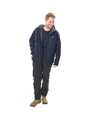 Trespass Male Blue Accelerator Ii Softshell Jacket - Image 4 of 4