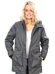 Trespass Female Thundery Black Jacket - Image 2 of 7