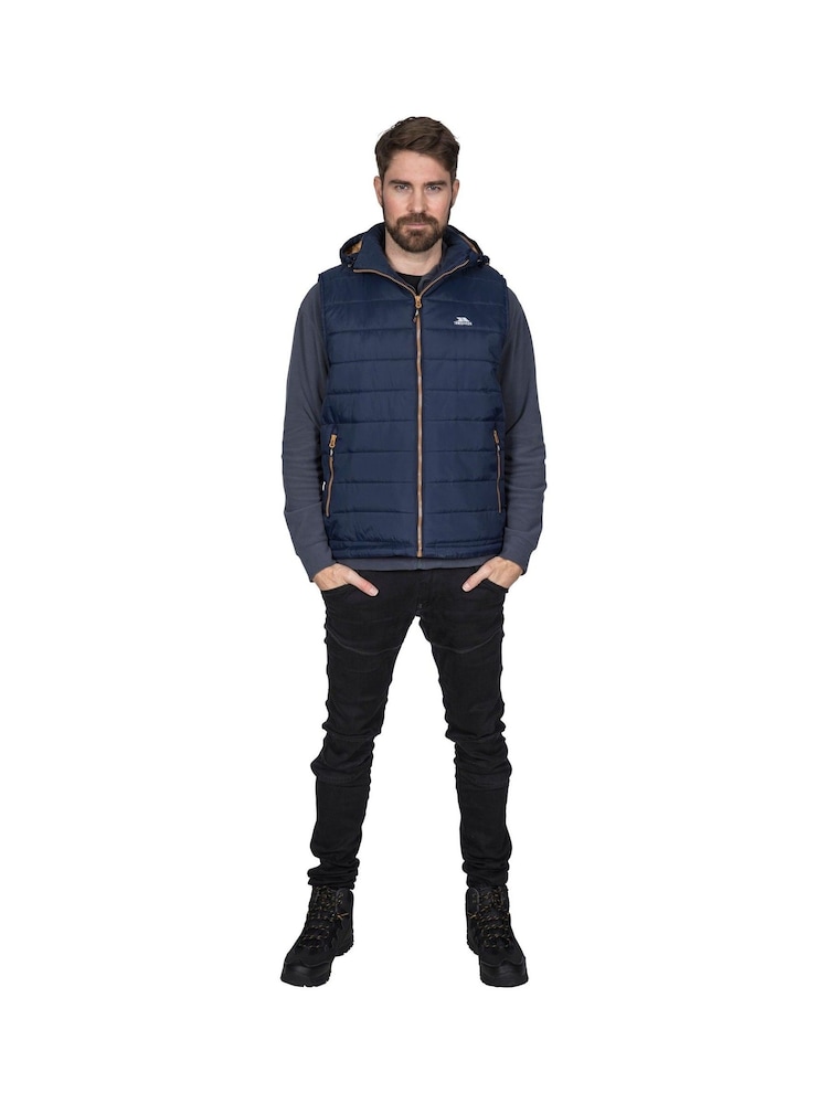 Trespass Male Blue Franklyn Padded Gilet - Image 1 of 4