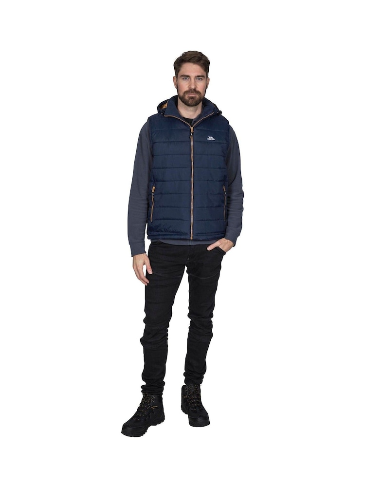 Trespass Male Blue Franklyn Padded Gilet - Image 2 of 4