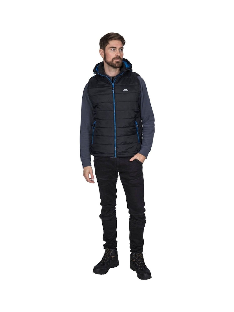 Trespass Male Franklyn Padded Black Gilet - Image 2 of 3