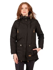 Trespass Female Clea Black Jacket - Image 1 of 6