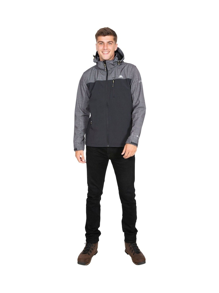 Trespass Male Grey Abbott Softshell Jacket - Imagen 2 de 6