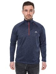 Trespass Blue Collins Male Active Fleece - Image 1 of 6