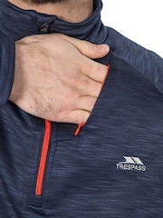 Trespass Blue Collins Male Active Fleece - Image 3 of 6