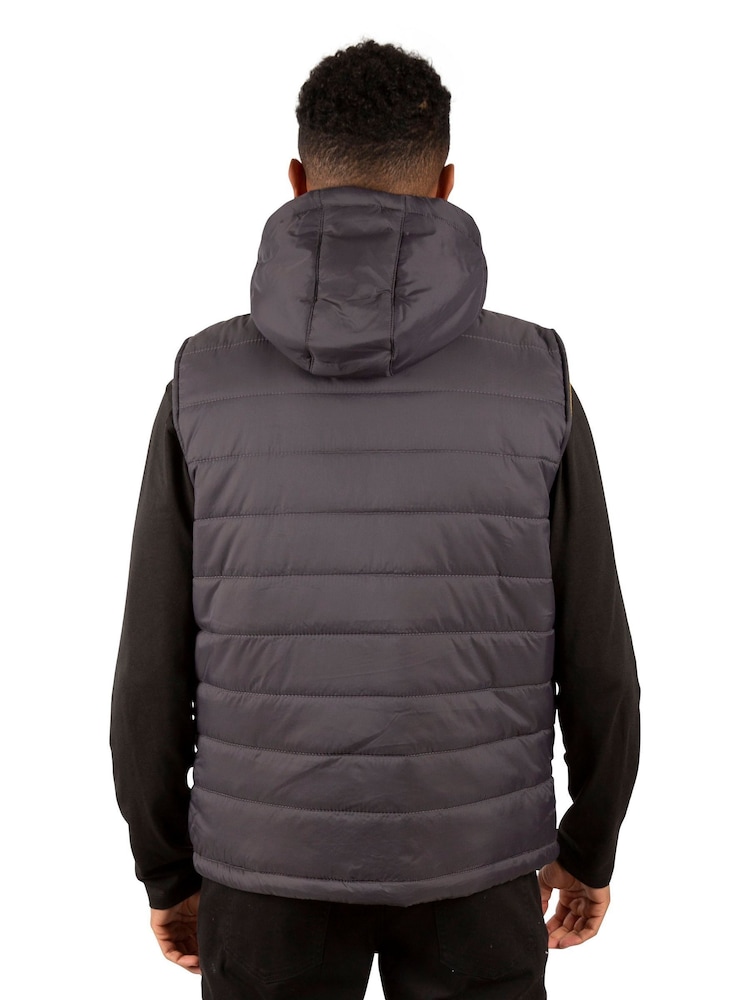 Trespass Male Grey Franklyn Padded Gilet - Image 2 of 6