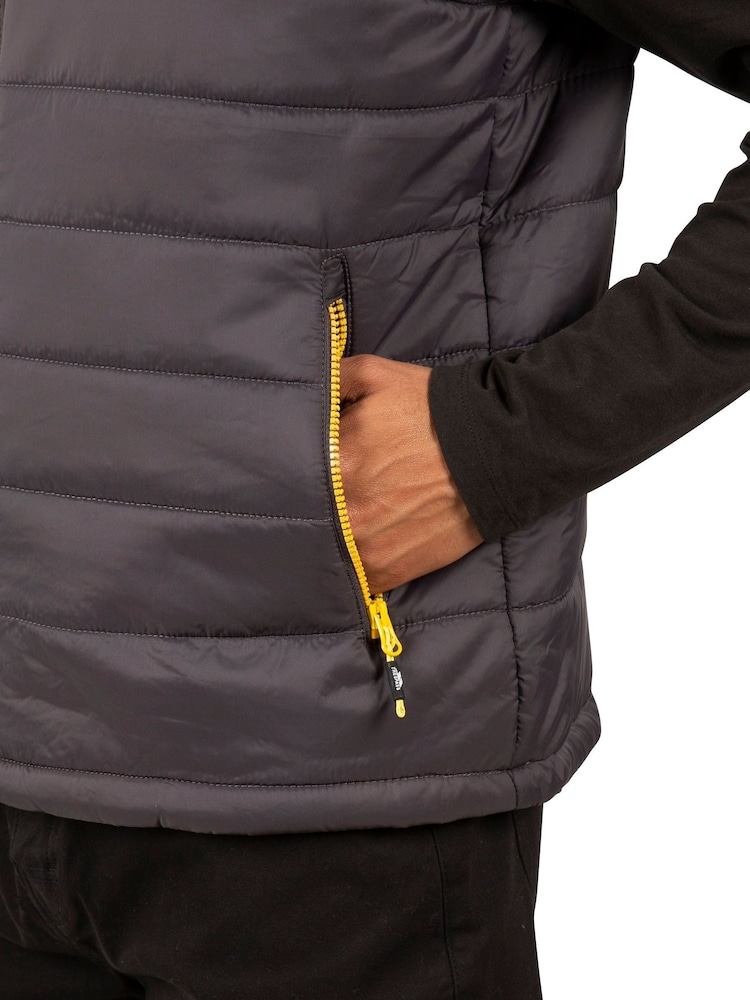 Trespass Male Grey Franklyn Padded Gilet - Image 4 of 6