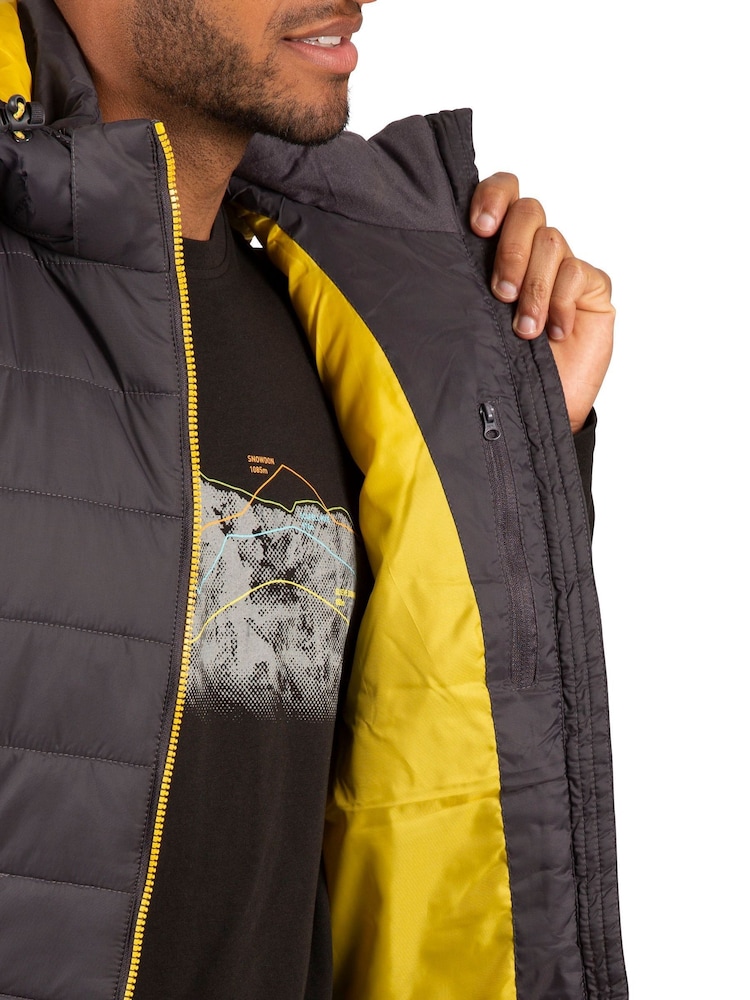 Trespass Male Grey Franklyn Padded Gilet - Image 5 of 6