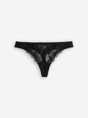 Freya Fascinate Black Thong - Image 1 of 2