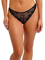 Freya Black Fascinate Thong - Image 4 of 6