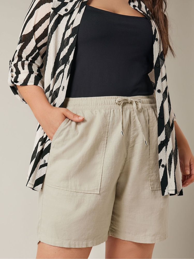 Evans Linen Shorts - Image 1 of 3