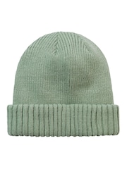 Sealskinz Green Colby Waterproof Zipped Pocket Knitted Beanie - Image 2 of 2