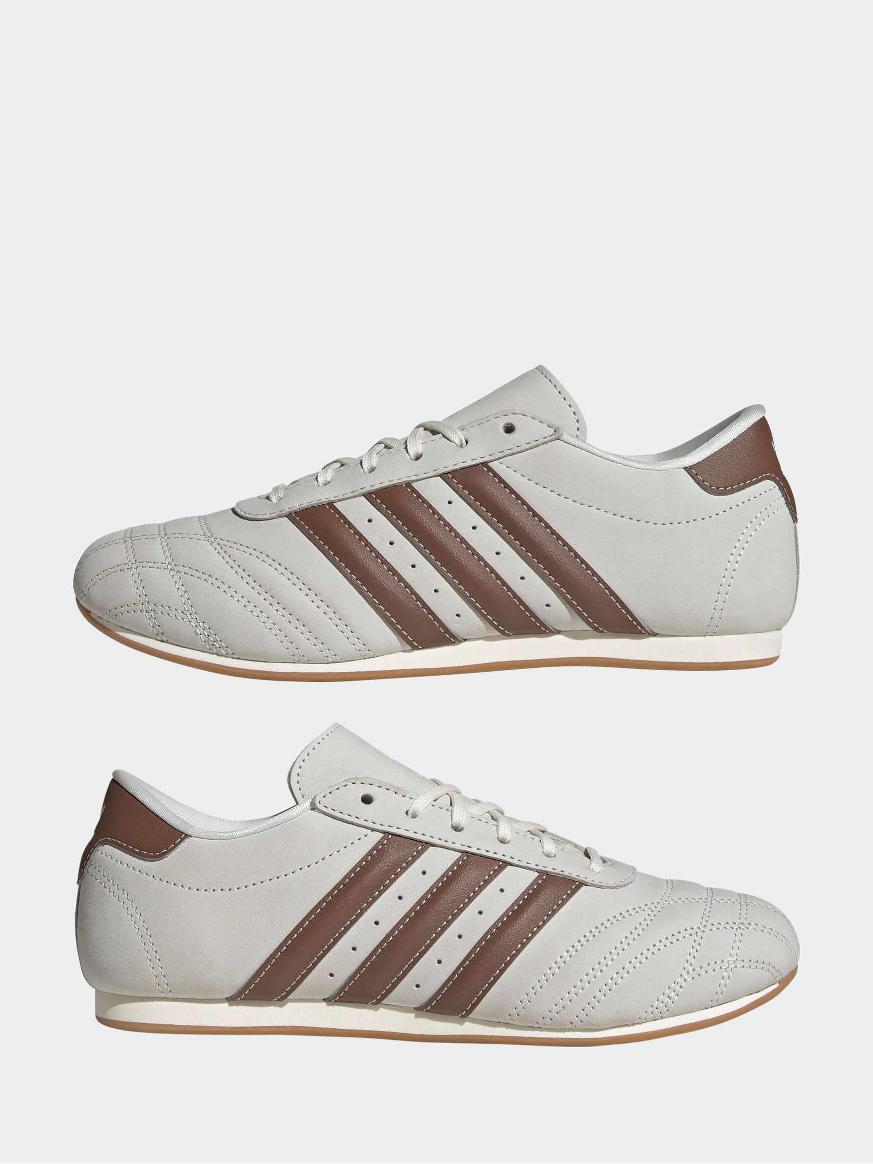 Buy adidas Originals White cream Taekwondo Lace-Up Trainers from