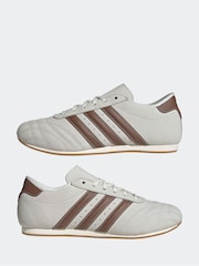 adidas Originals White cream Taekwondo Lace Up Trainers - Image 5 of 9