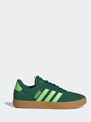adidas Green White VL Court 3.0 Trainers - Image 1 of 8