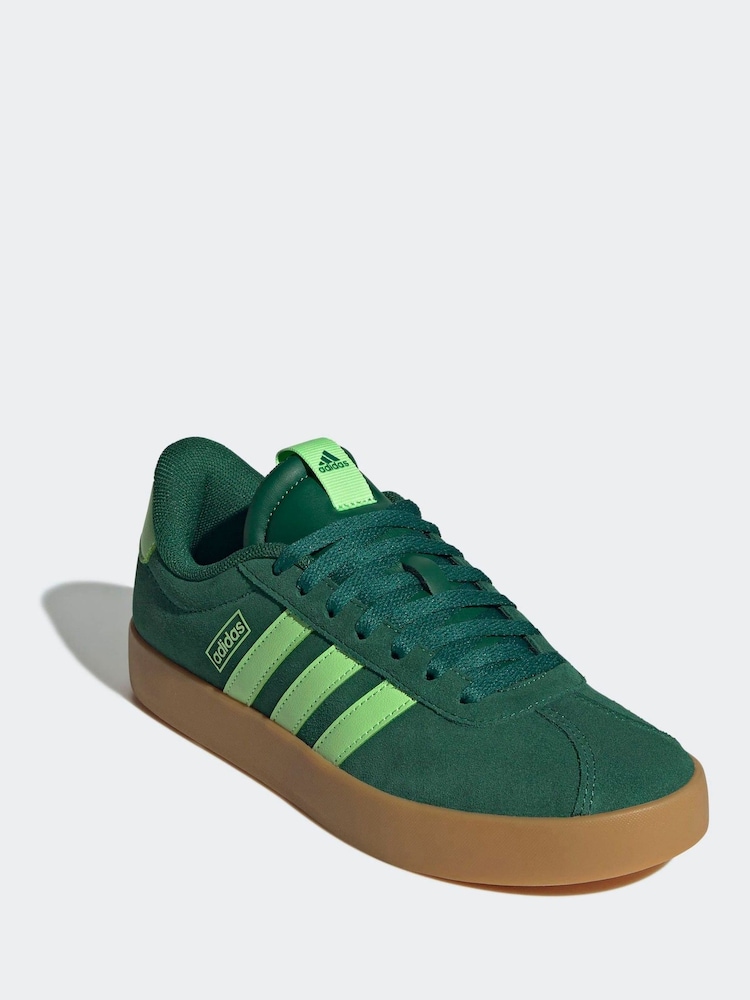 adidas gazelle silver green womens Adidas Skateboarding Samba ADV Skate Shoes | Cloud White & Crew Green main image 1
