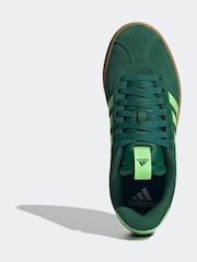 adidas Green White VL Court 3.0 Trainers - Image 8 of 8