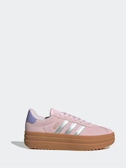 adidas Pink Vl Court Bold J Trainers - Image 1 of 9