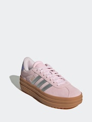 adidas Pink Vl Court Bold J Trainers - Image 3 of 9