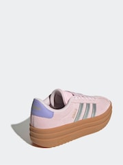 adidas Pink Vl Court Bold J Trainers - Image 4 of 9