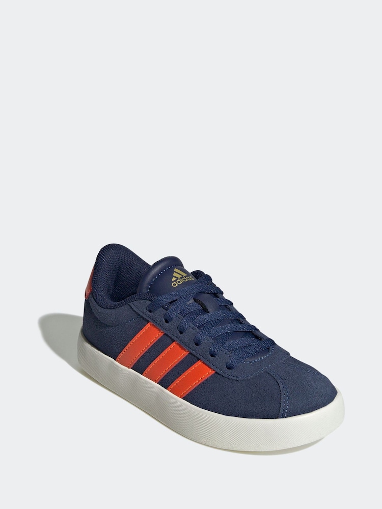 adidas Blue VL Court 3.0 Trainers - Image 2 of 9