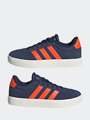 adidas Blue VL Court 3.0 Trainers - Image 3 of 9
