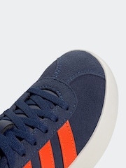 adidas Blue VL Court 3.0 Trainers - Image 6 of 9