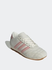 adidas Originals White Off Taekwondo Lace-Up Trainers - Image 3 of 9