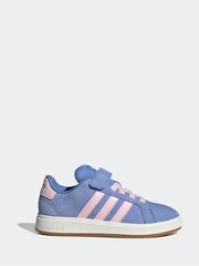 adidas Blue Grand Court Trainers - Image 1 of 9