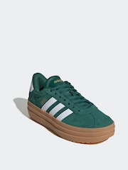 adidas Green Vl Court Bold Trainers - Image 3 of 9