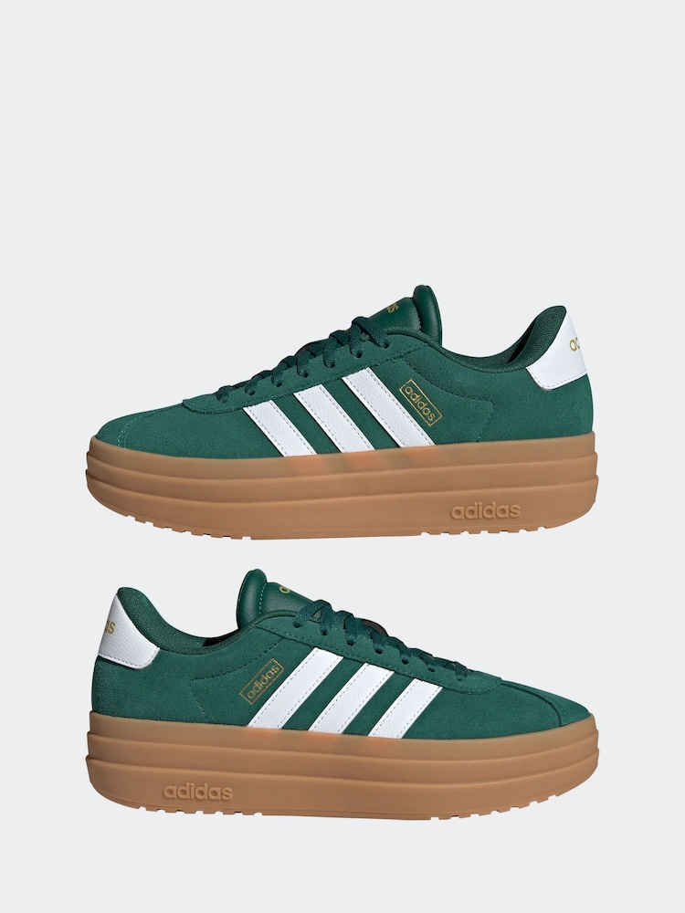 Buy adidas Green/White VL Court Bold Trainers from the Next UK