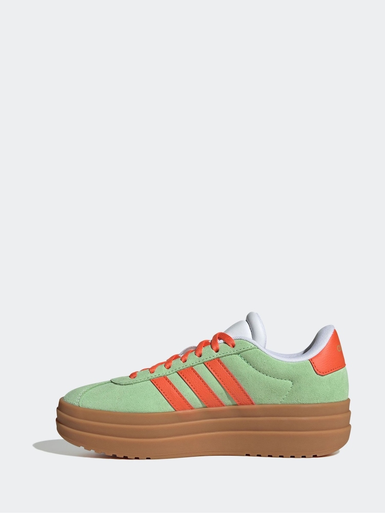 adidas Green VL Court Bold Trainers - Image 2 of 9