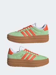 adidas Green VL Court Bold Trainers - Image 5 of 9