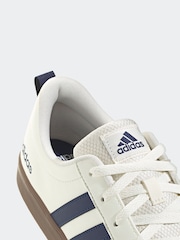 adidas White/Chrome VS Pace Trainers - Image 7 of 8